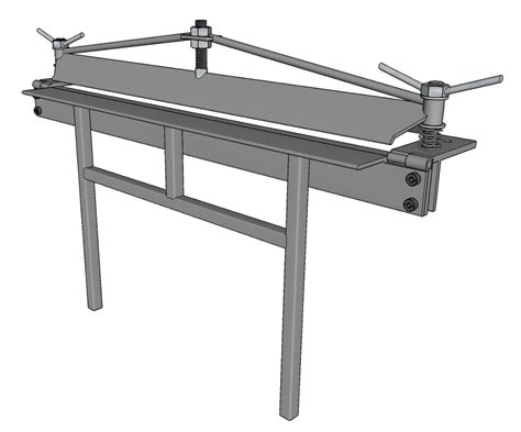 sheet metal bending brake plans free|hobby sheet metal brake.